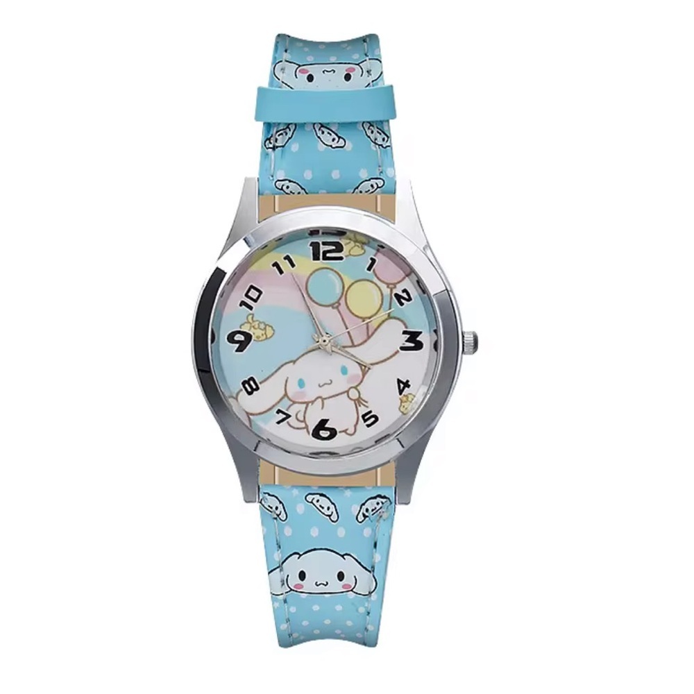 Cinnamoroll Blue and Pink Cartoon Quartz Wristwatch